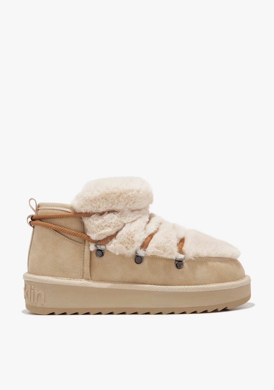 D FRANKLIN ZAPATOS / BOOTS / NORDIC Nordic Trk Fur Low Beige