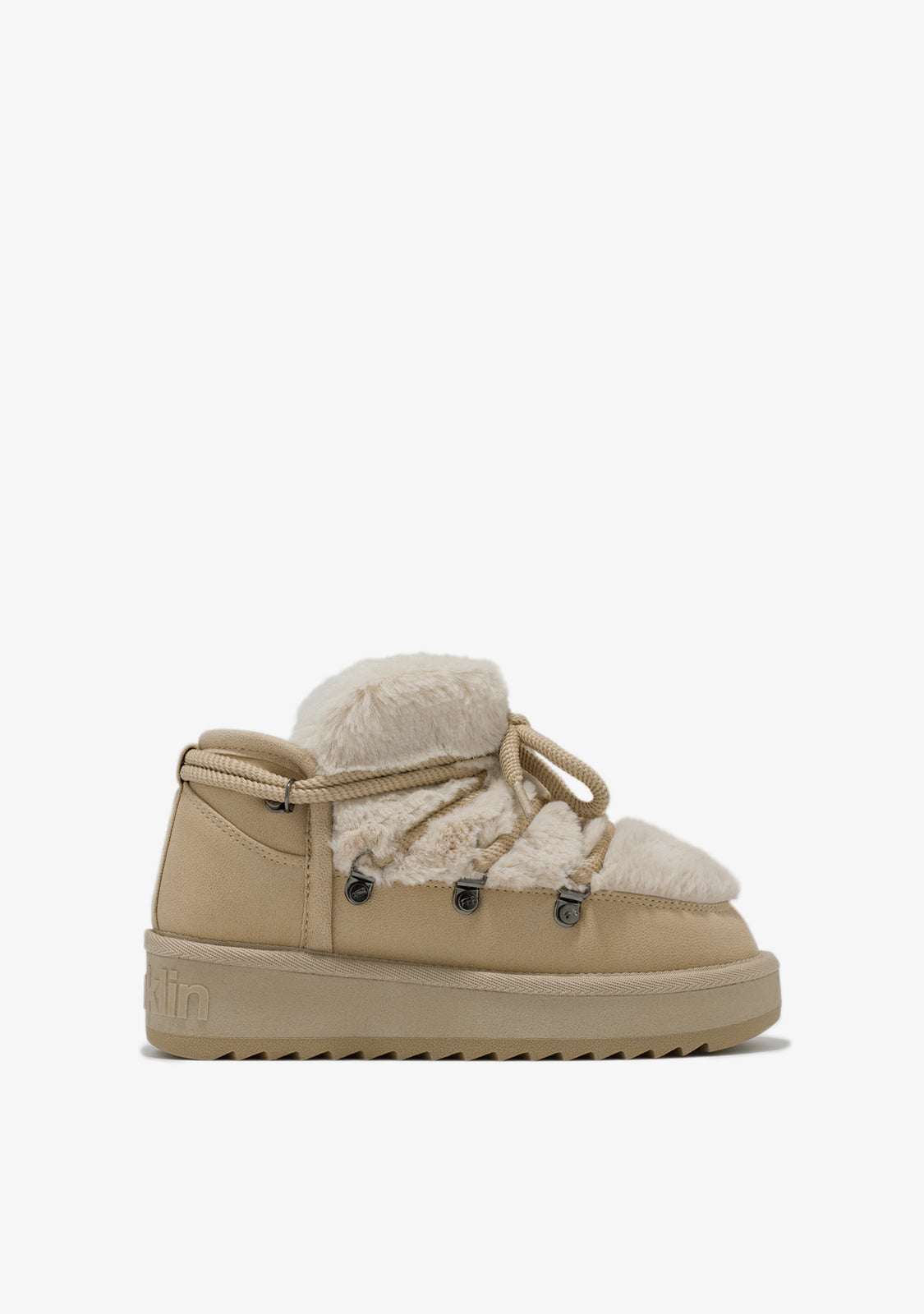 D FRANKLIN ZAPATOS / BOOTS / NORDIC Nordic Trk Fur Low Beige Kids