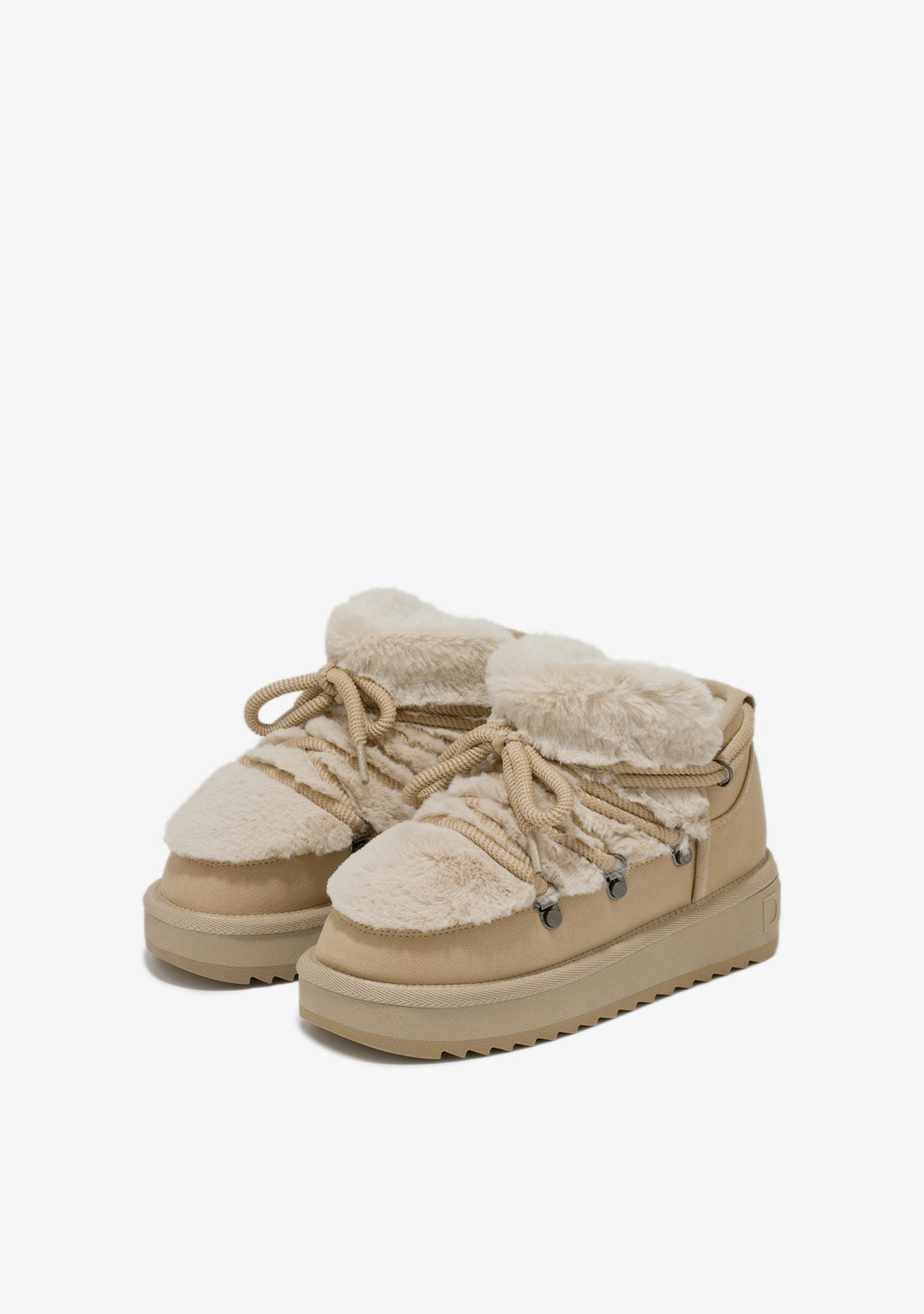 D FRANKLIN ZAPATOS / BOOTS / NORDIC Nordic Trk Fur Low Beige Kids