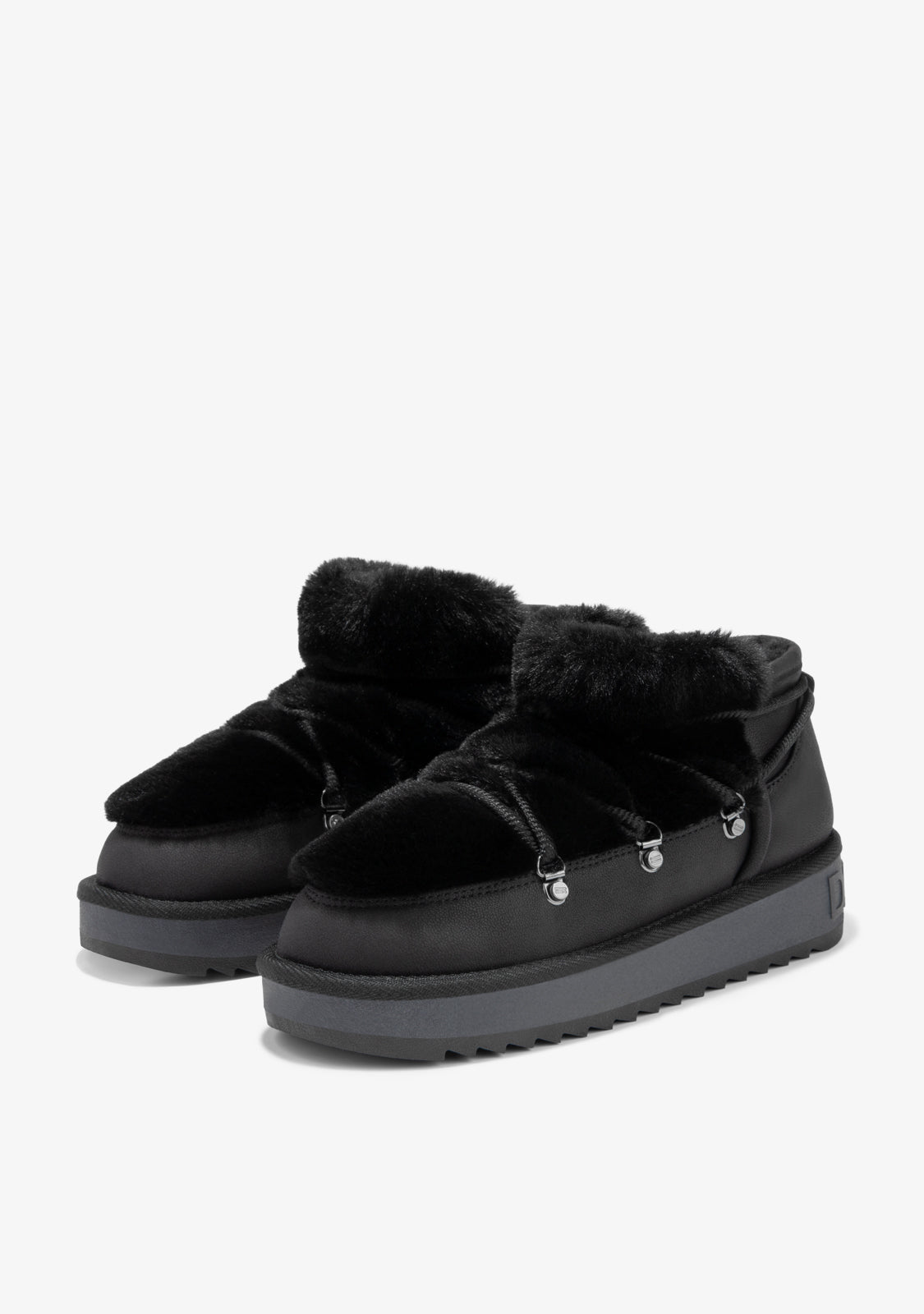 D FRANKLIN ZAPATOS / BOOTS / NORDIC Nordic Trk Fur Low Black