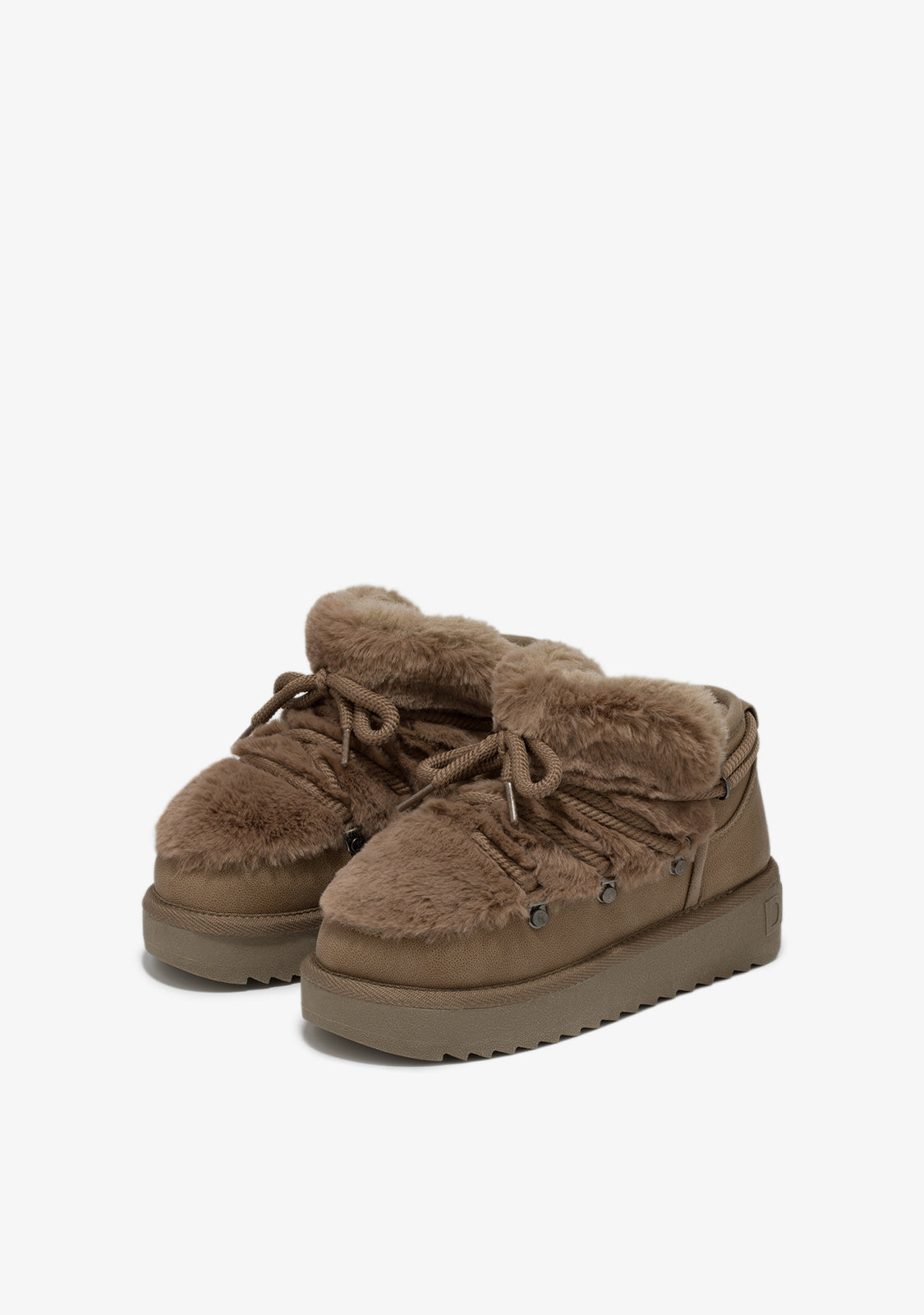D FRANKLIN ZAPATOS / BOOTS / NORDIC Nordic Trk Fur Low Brown Kids