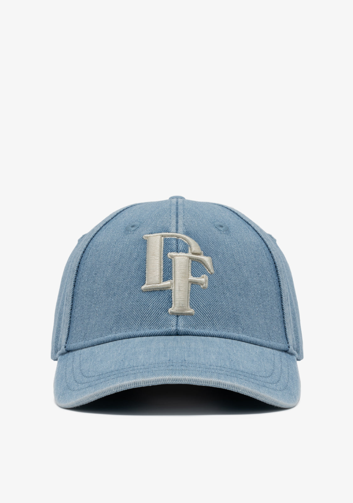 Initials Baseball Cap Denim