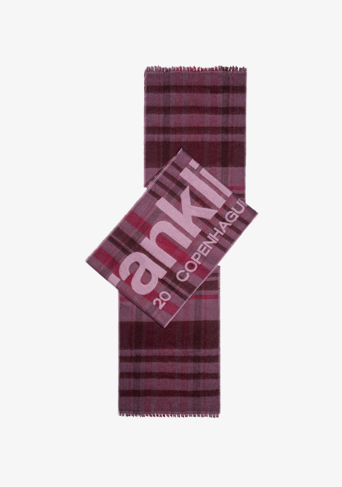 Nordischer Tartan-Weinschal 