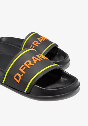 Venice Slide Black / Orange