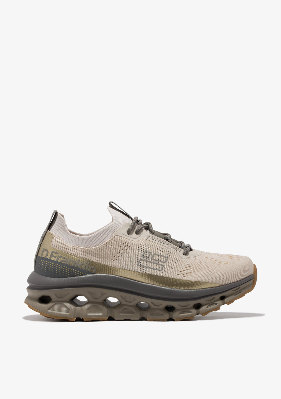 D FRANKLIN ZAPATOS / BOTAS Y BOTINES / MILITAR Aero Sneakers Mesh Cream / Gold