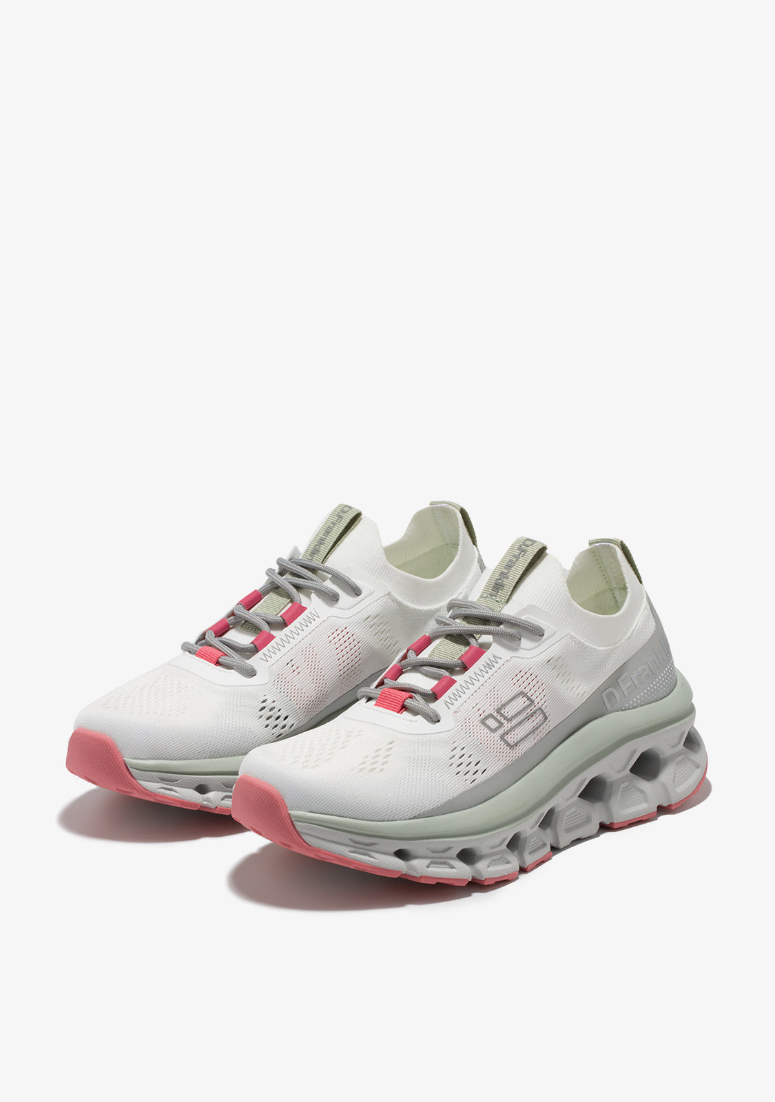 Aero Sneakers Mesh White / Fuchsia