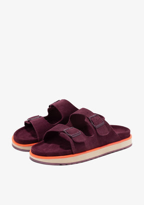 Nordic Sandal Buckle Burgundy