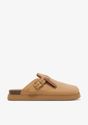 Vibe Clog Buckle Tan