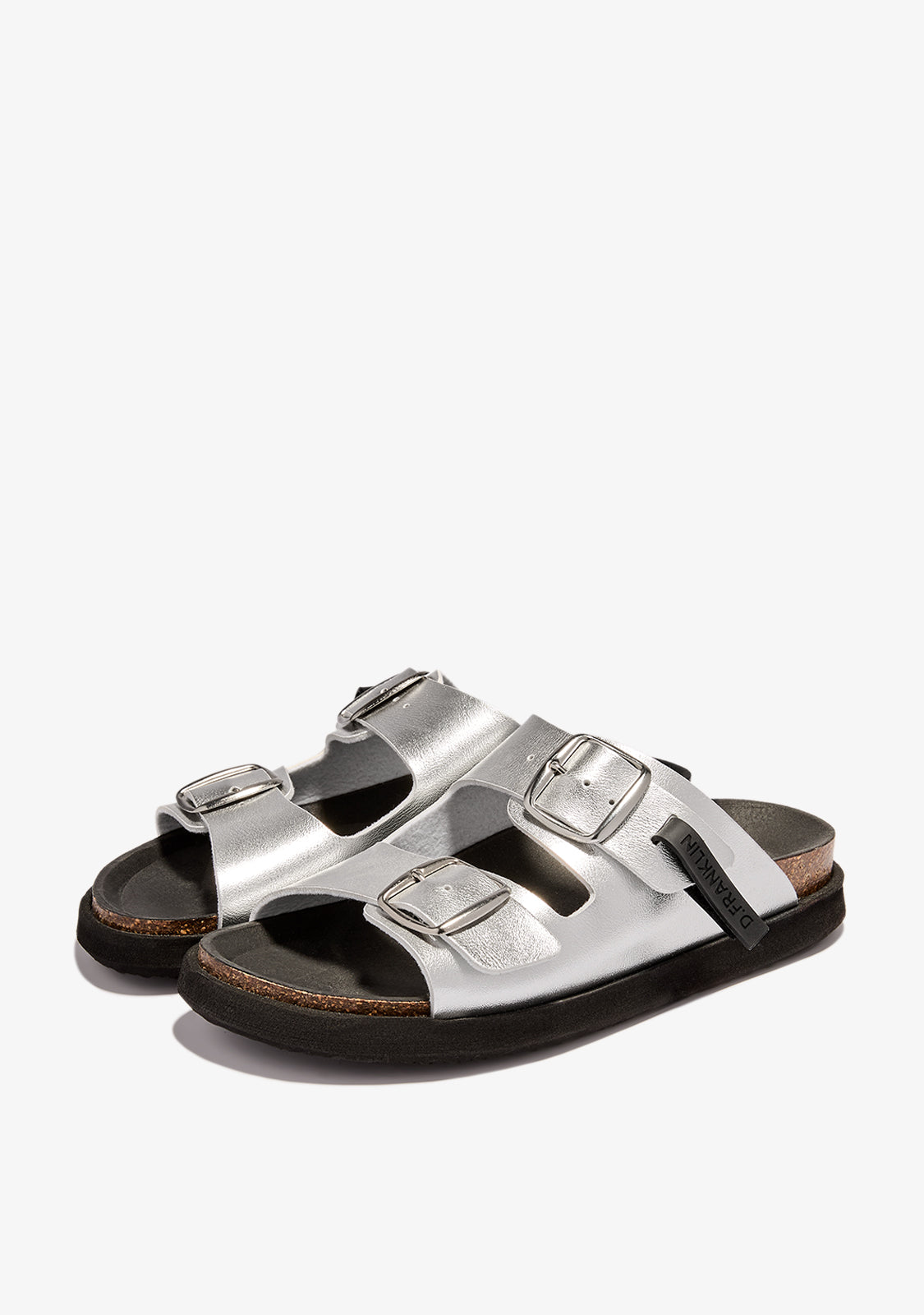 Vibe Sandals Buckle Met Silver
