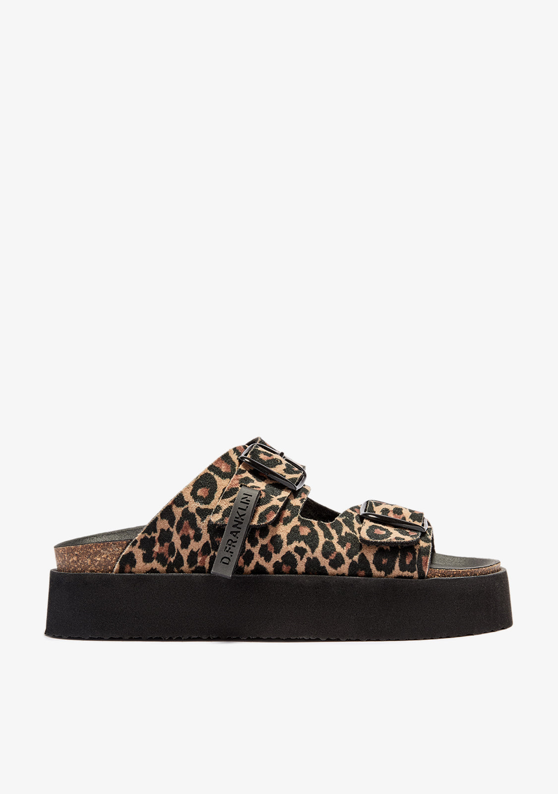 Vibe Sandals Buckle Platform Leo
