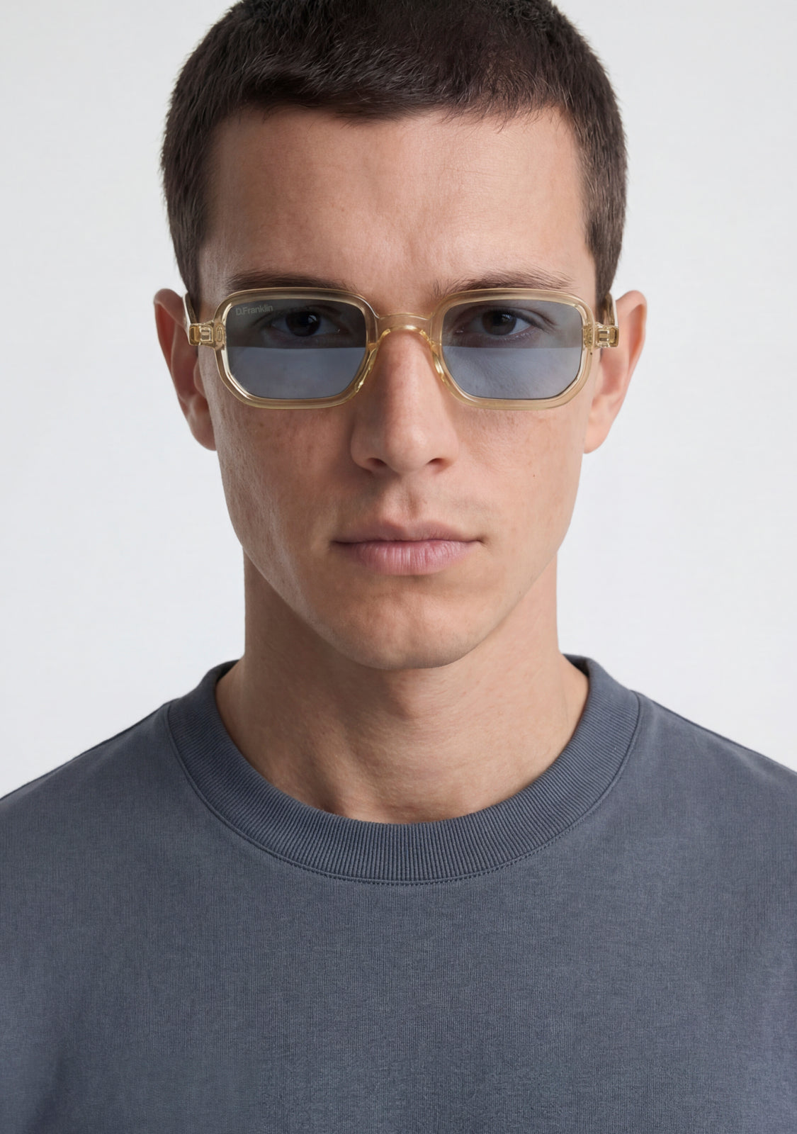 Blaue Sonnenbrille Jiggy Crystal Amber | D.Franklin®