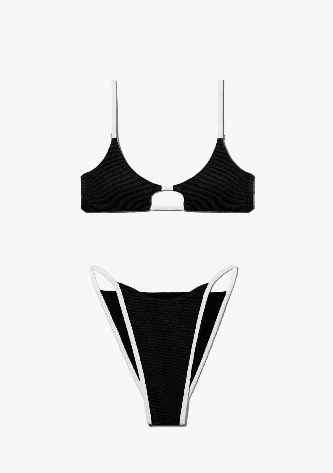 Feroe Top + Aruba Bottom Bikini Black