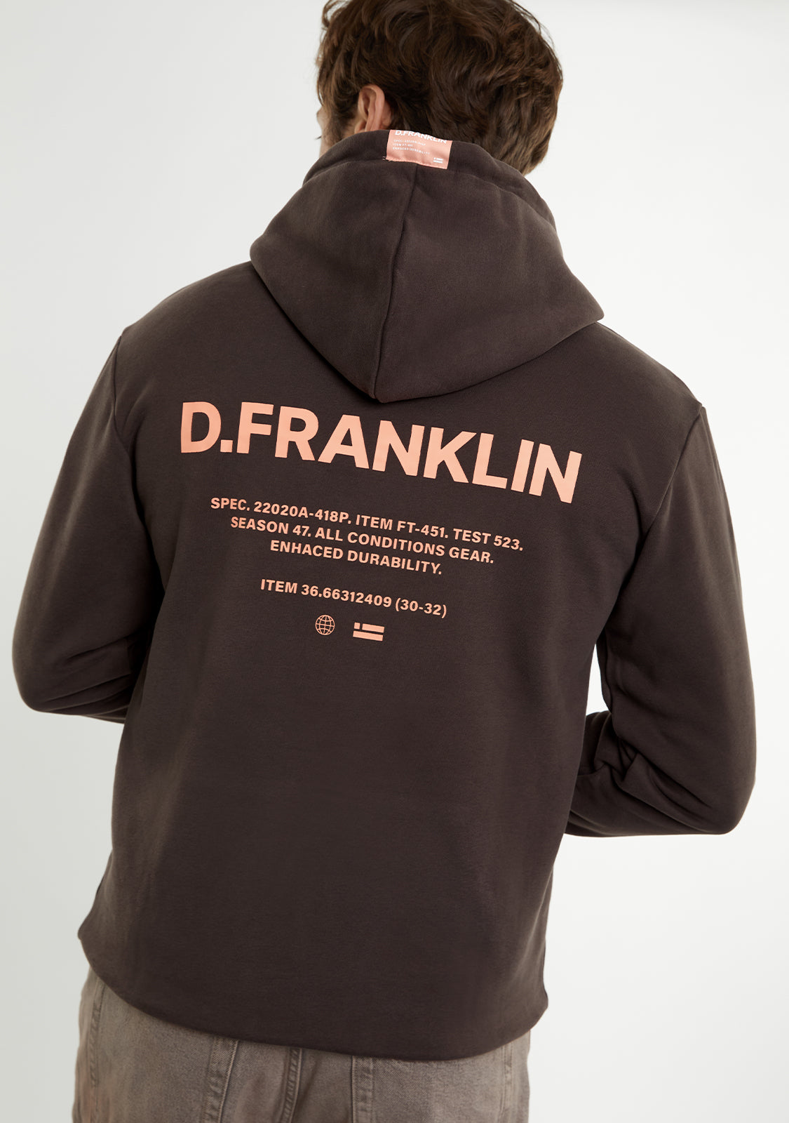 Worldwide Hoodie Brown