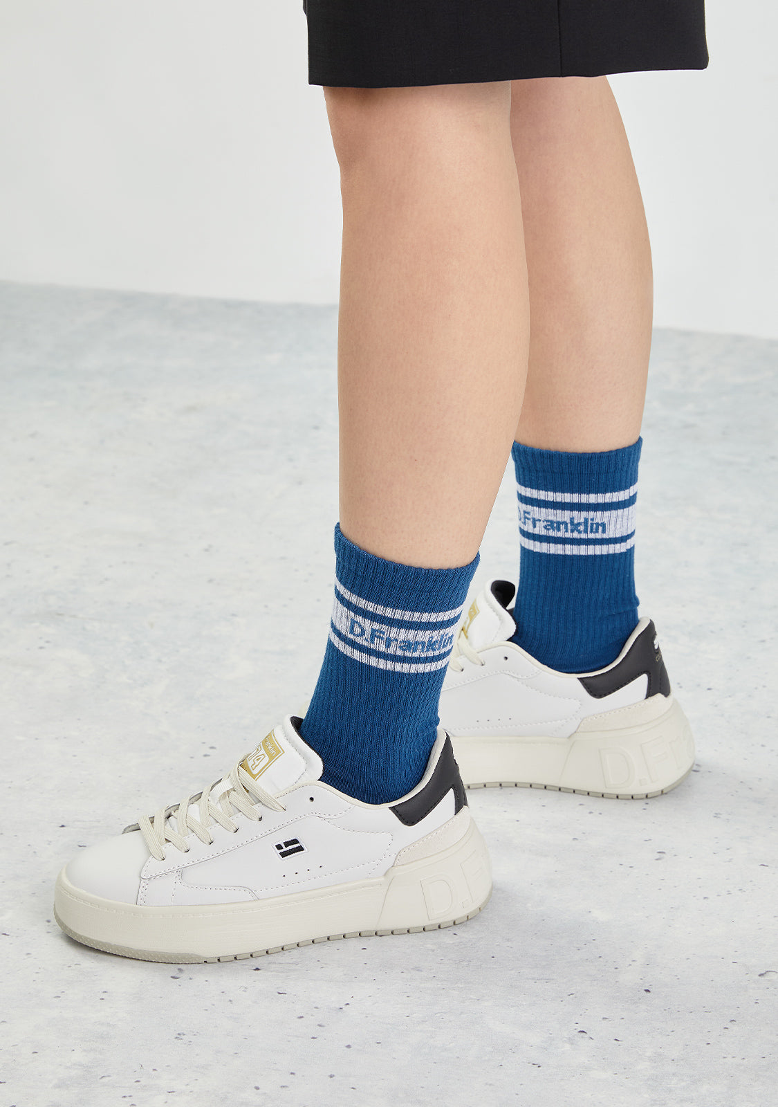 DF 3 Stripes Socks Blue