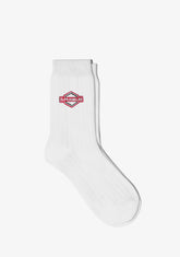 DF Patch Socks White