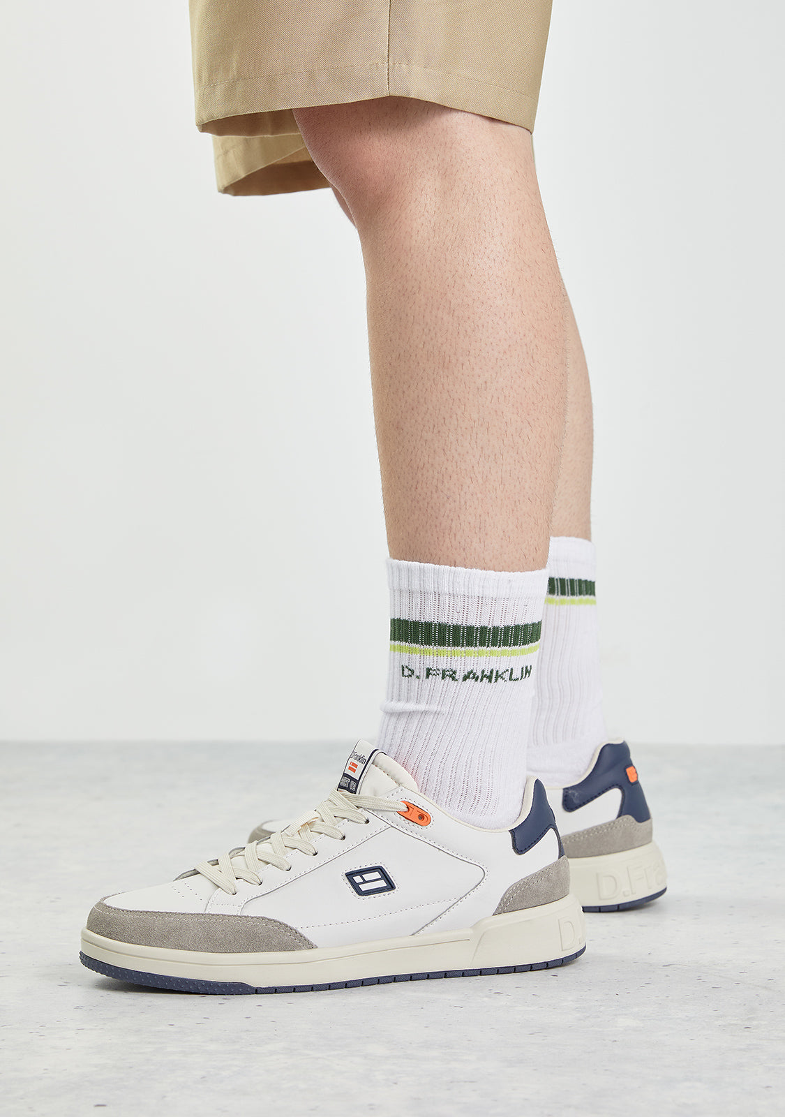 Gorpcore 2 Stripes Socks White