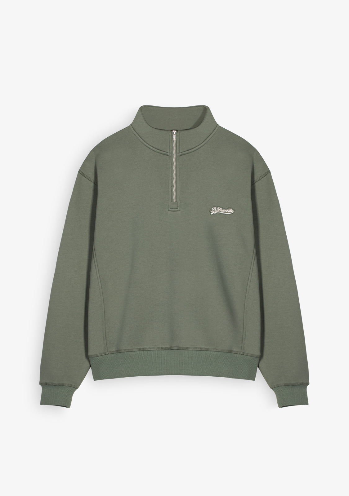 Hal-Zip Sage Green Sweatshirt