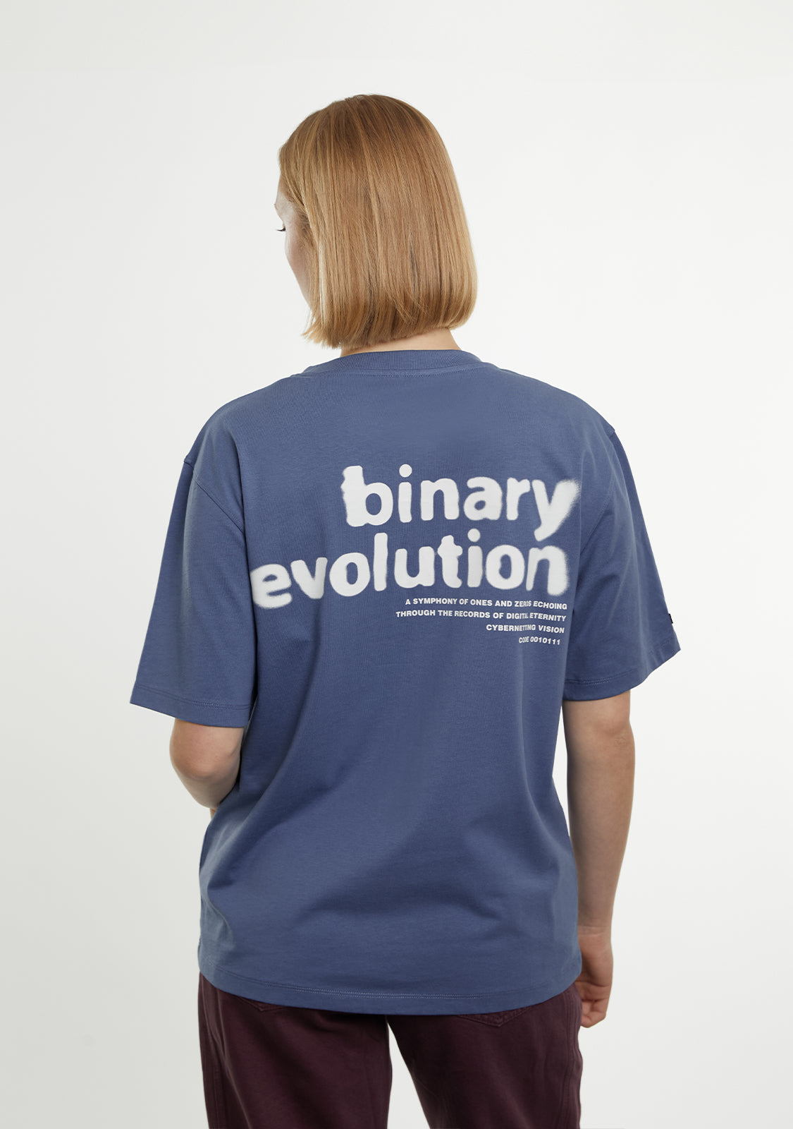 Binary Tee Blue