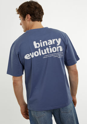 Binary Tee Blue