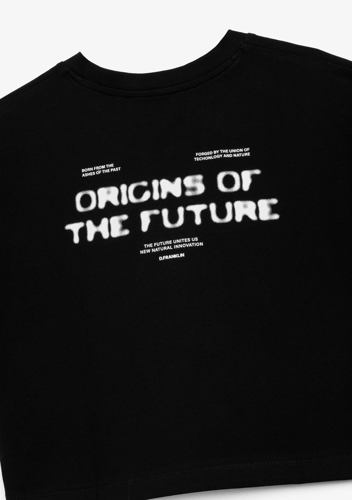Origins Cropped T-Shirt Black / White