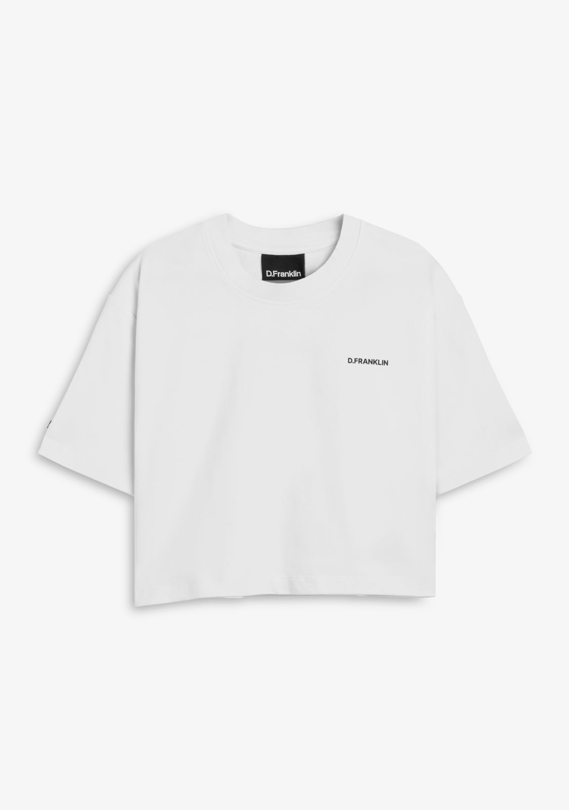 Origins Cropped T-Shirt White / Black