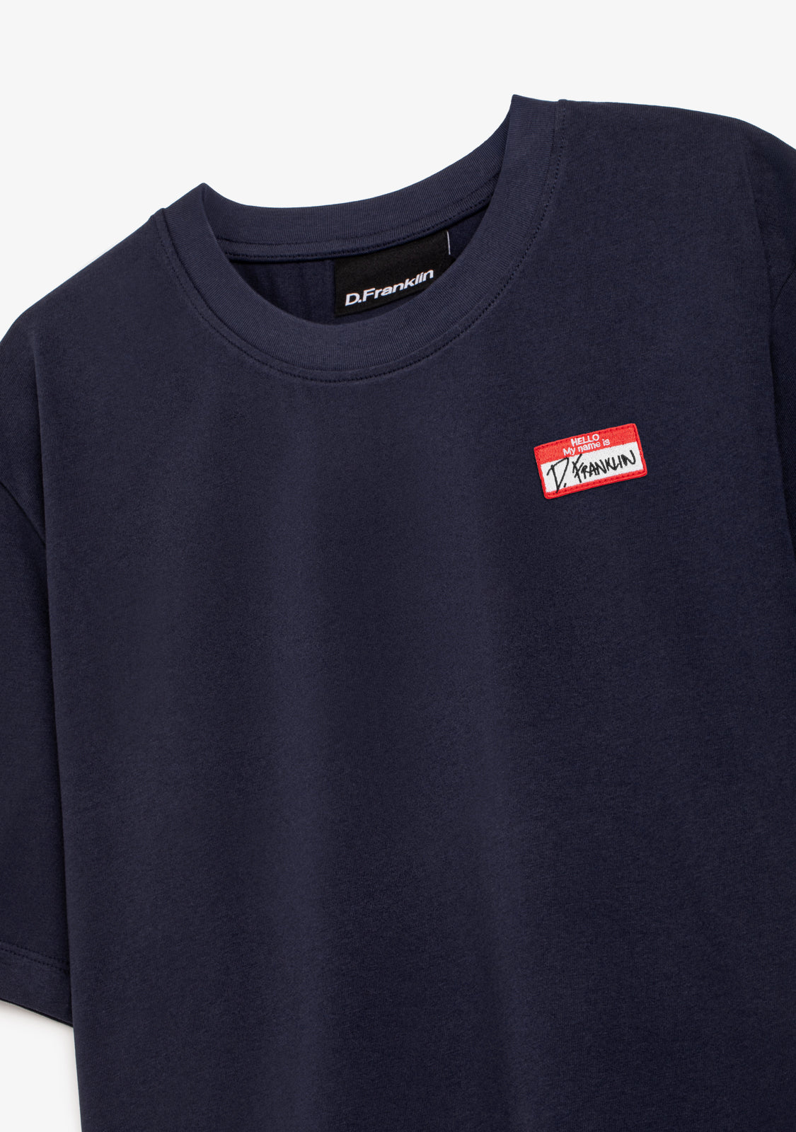 My Name Is Patch T-Shirt Navy