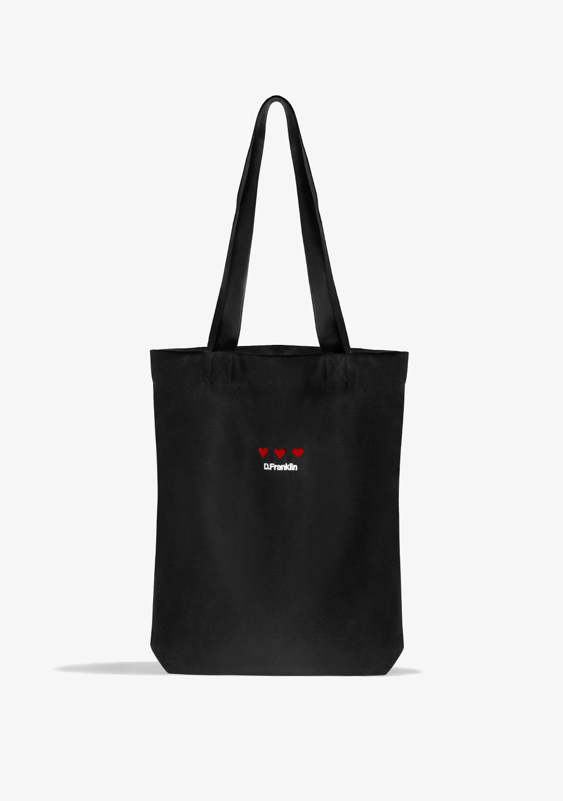 Tote Bag From Heart Black
