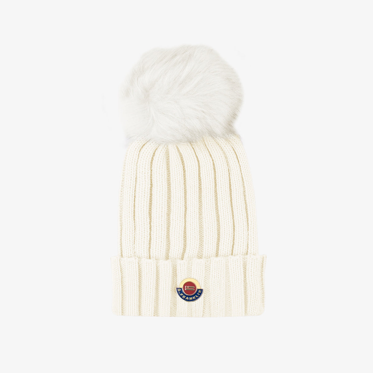 Pom Beanie White