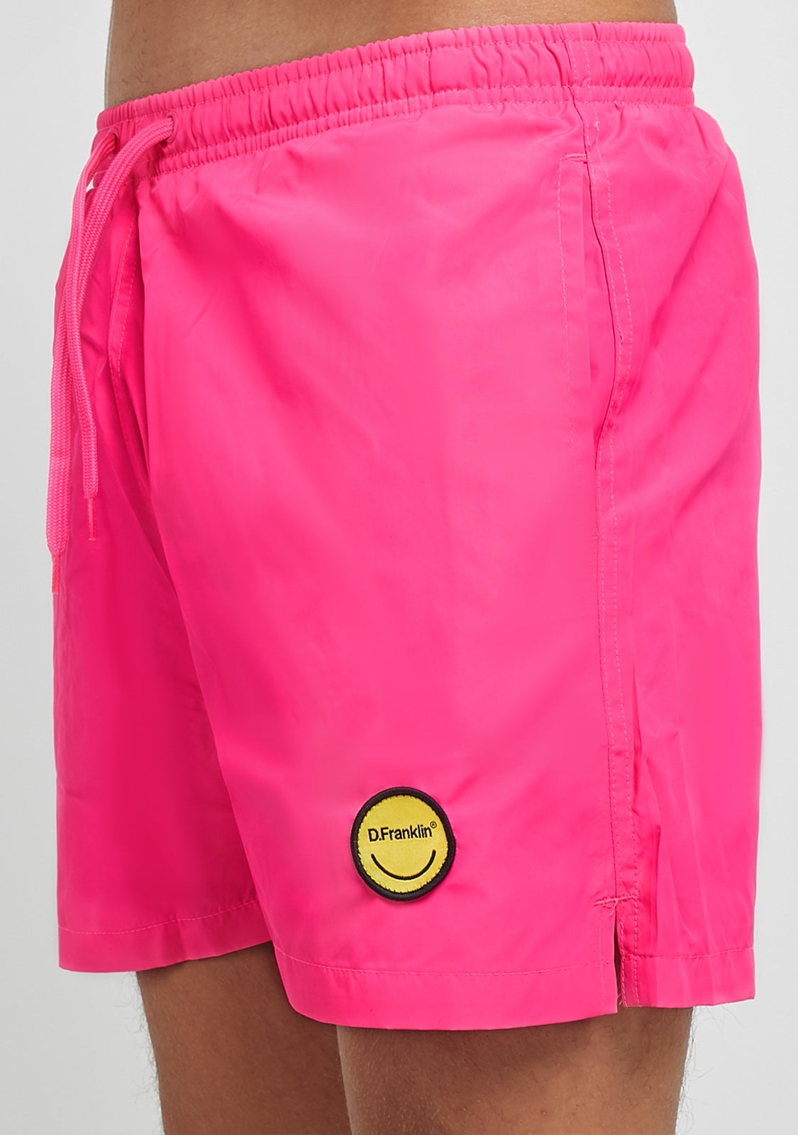 Hot Pink Swim Short Smiley