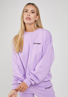 Sweatshirt Oversized Basic Lilac