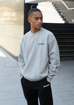 Sweatshirt Oversized D.Franklin Basic Grey V2