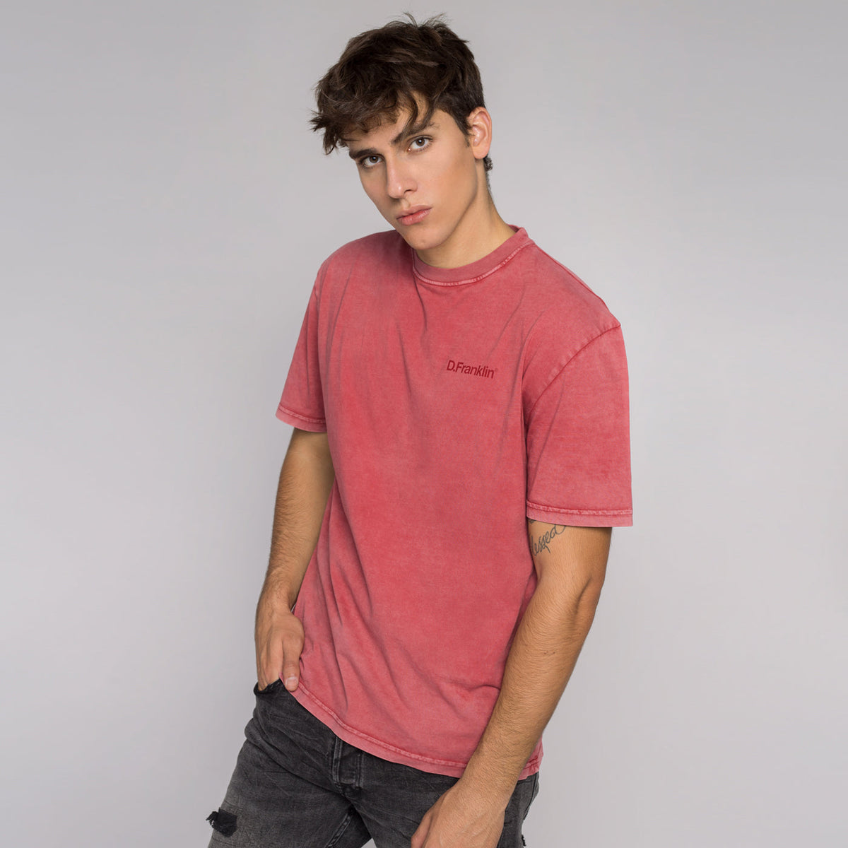 T-Shirt DF Basic Bordeaux