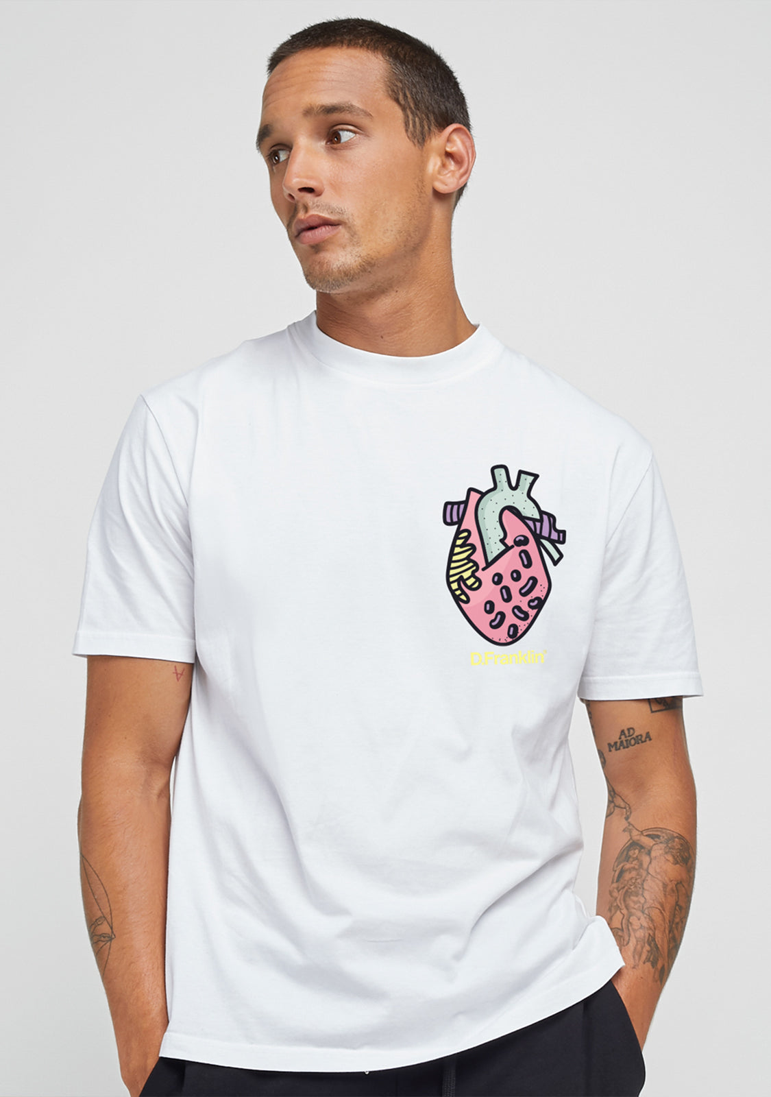 T-Shirt Heart White