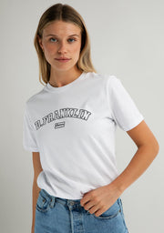 Varsity T-Shirt White / Black