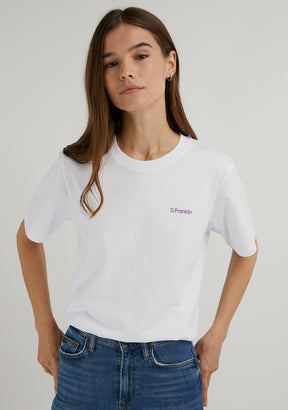 Social Club T-Shirt White / Purple