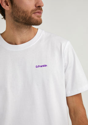 Social Club T-Shirt White / Purple
