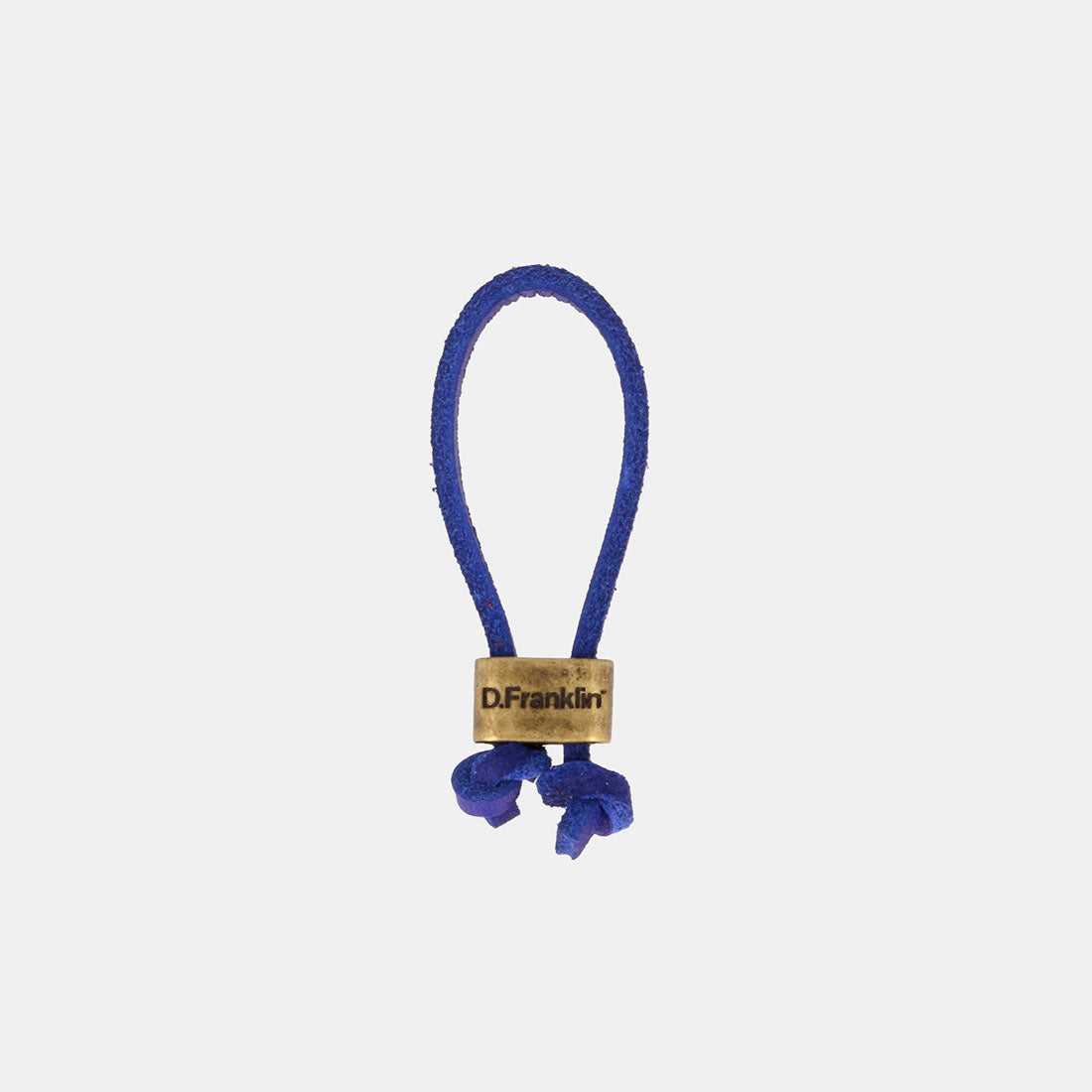 Keychain Magnum Leather Dark Blue/Gold
