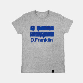 Logo Intense Blue Tee Grey