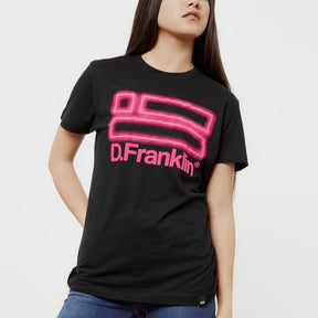 Neon T-Shirt Black / Pink