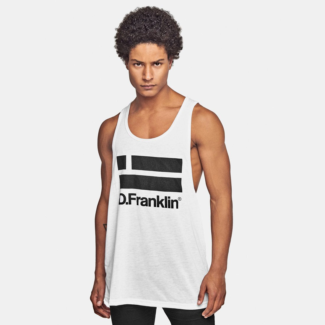 Logo Tank White Tee