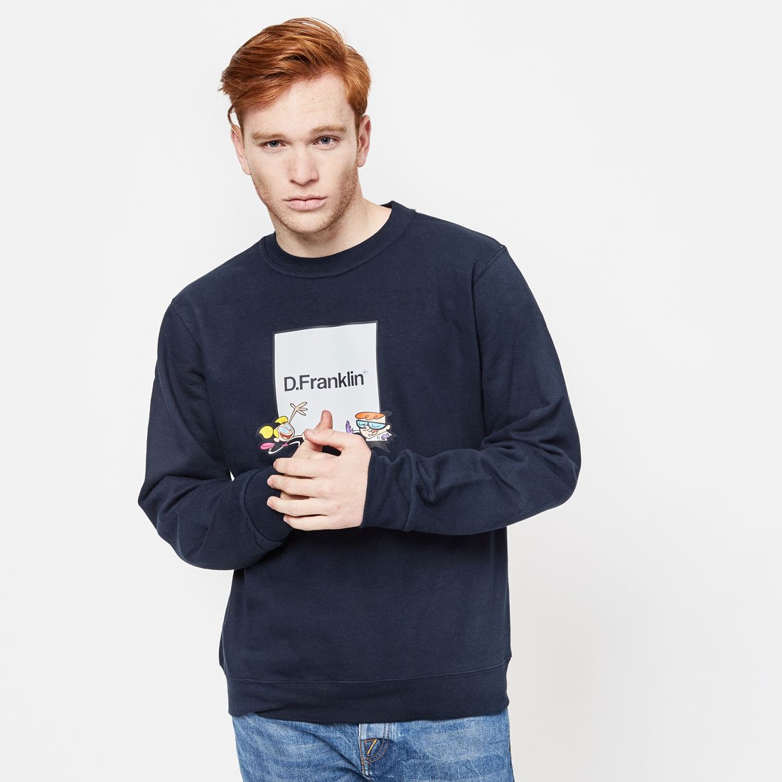 Sweatshirt Dexter Lab Navy