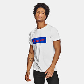 Blue / Red Rec White Tee