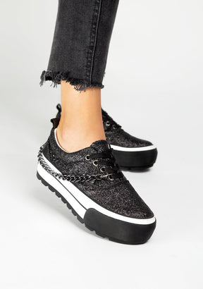 Eclipse Platform Glitter Black