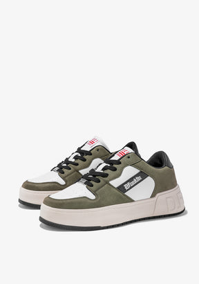 Low Court Khaki / White