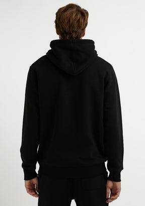 Mid Logo Hoodie Black / White