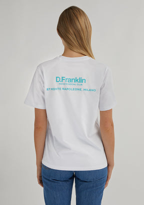 Social Club T-Shirt White / Blue
